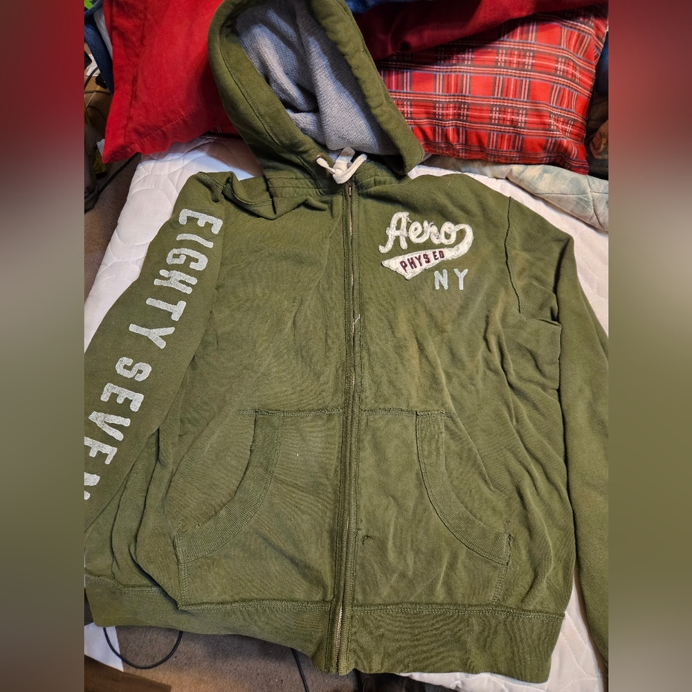 Mens Aeropastle Zip Up Hoodie Estate Item
